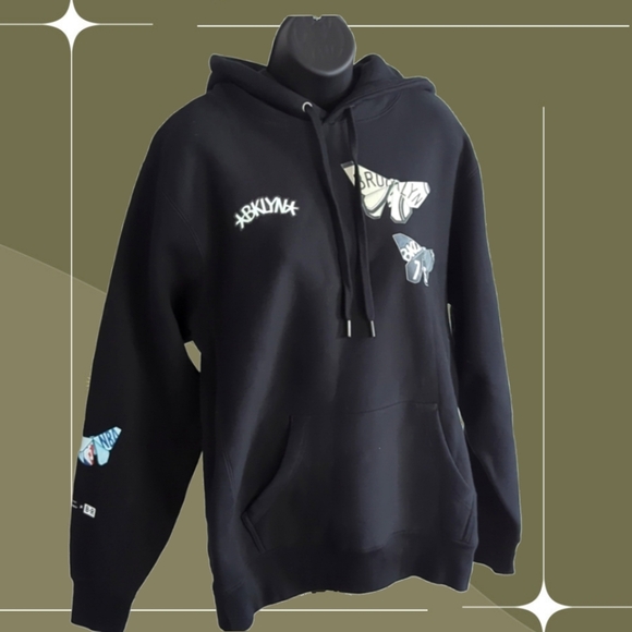 🍋✨ Sue Tsai x NBA x Bleacher Report Brooklyn Nets NBA 75 limited sweatshirt S